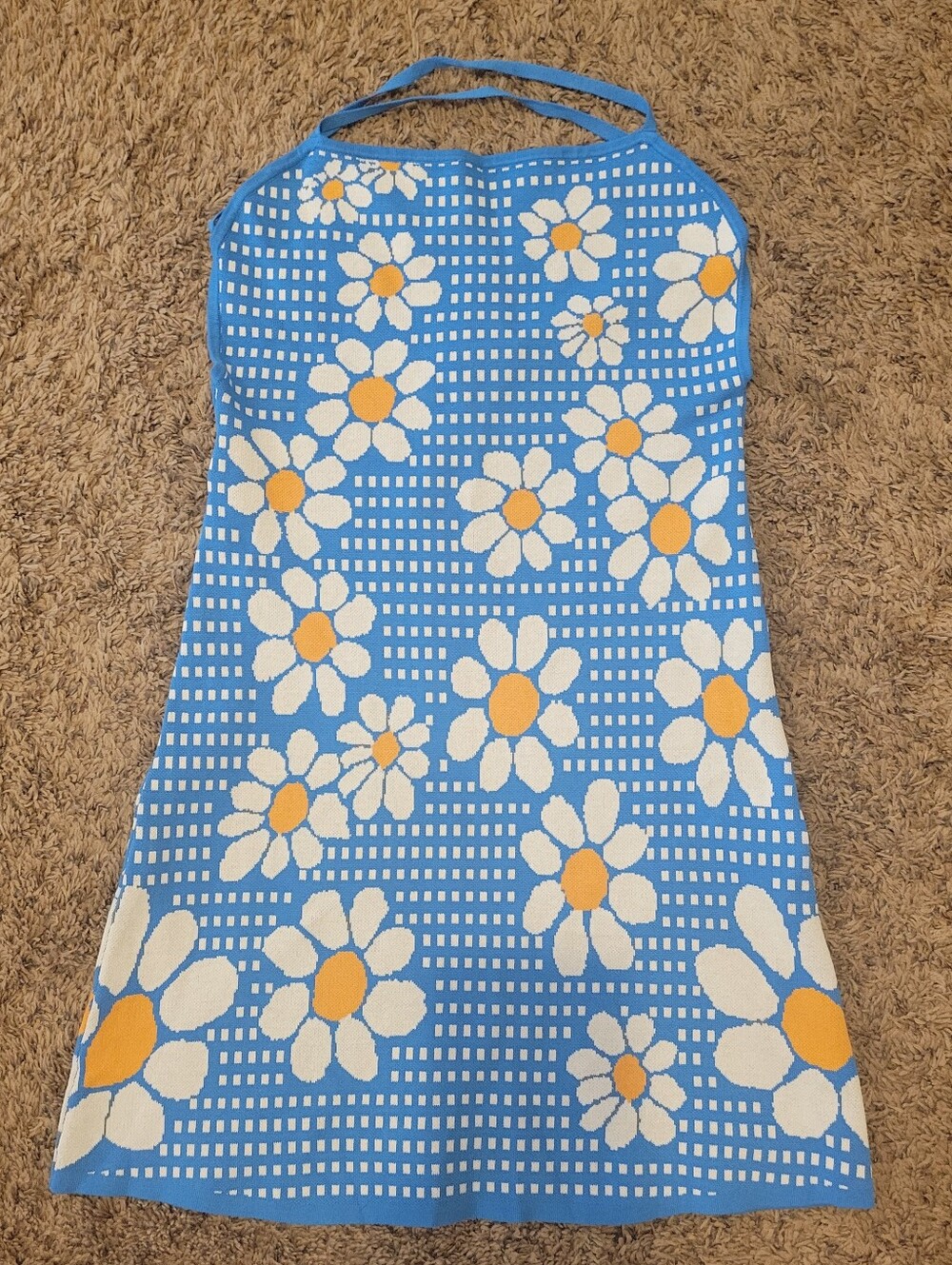 Cider Blue Daisy Dress Size Small